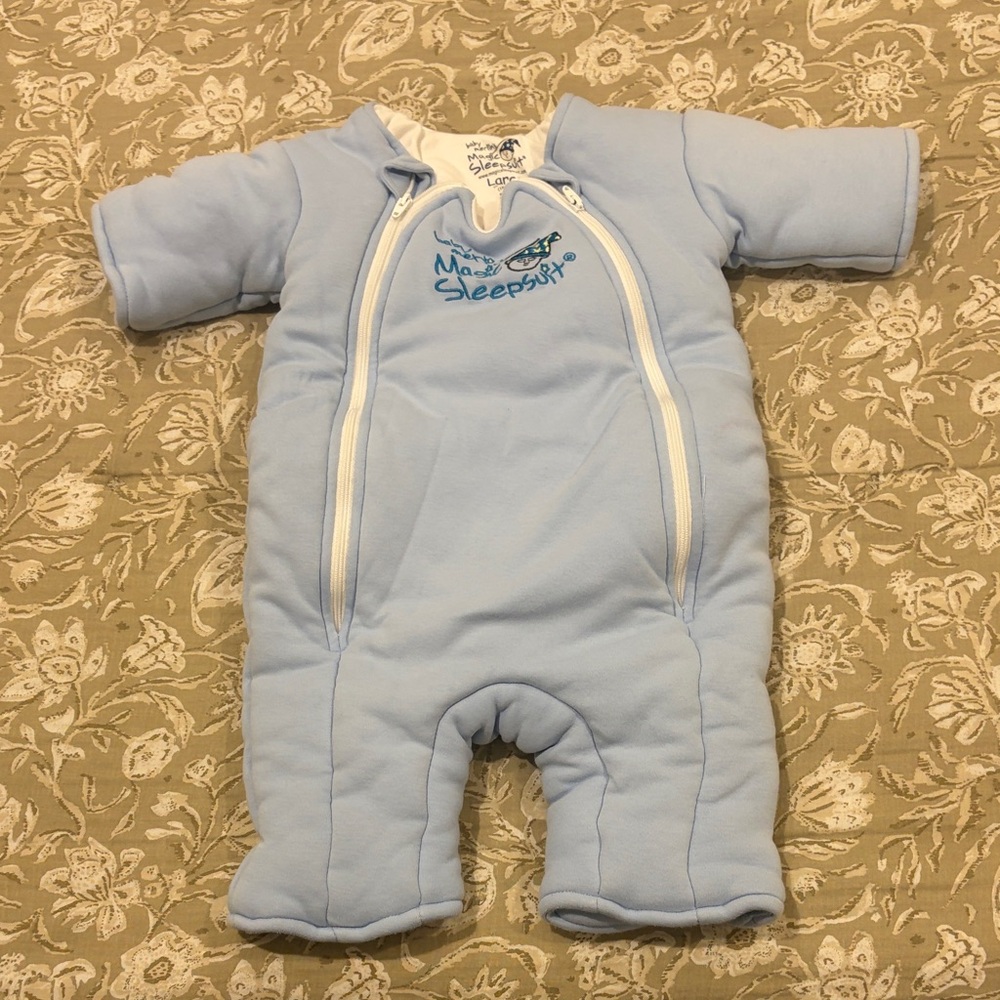 Magic Merlin Baby Blue Sleep Sack size Large 6-9 months